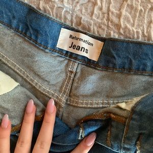 Reformation Jean Shorts Size 31